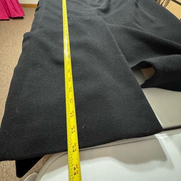 Joseph Abboud Men's Black Wool Cashmere Blend  Overcoat Topcoat Peacoat Size 46R - Picture 12 of 12